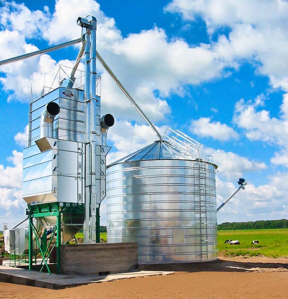 Paddy rice grain dryer