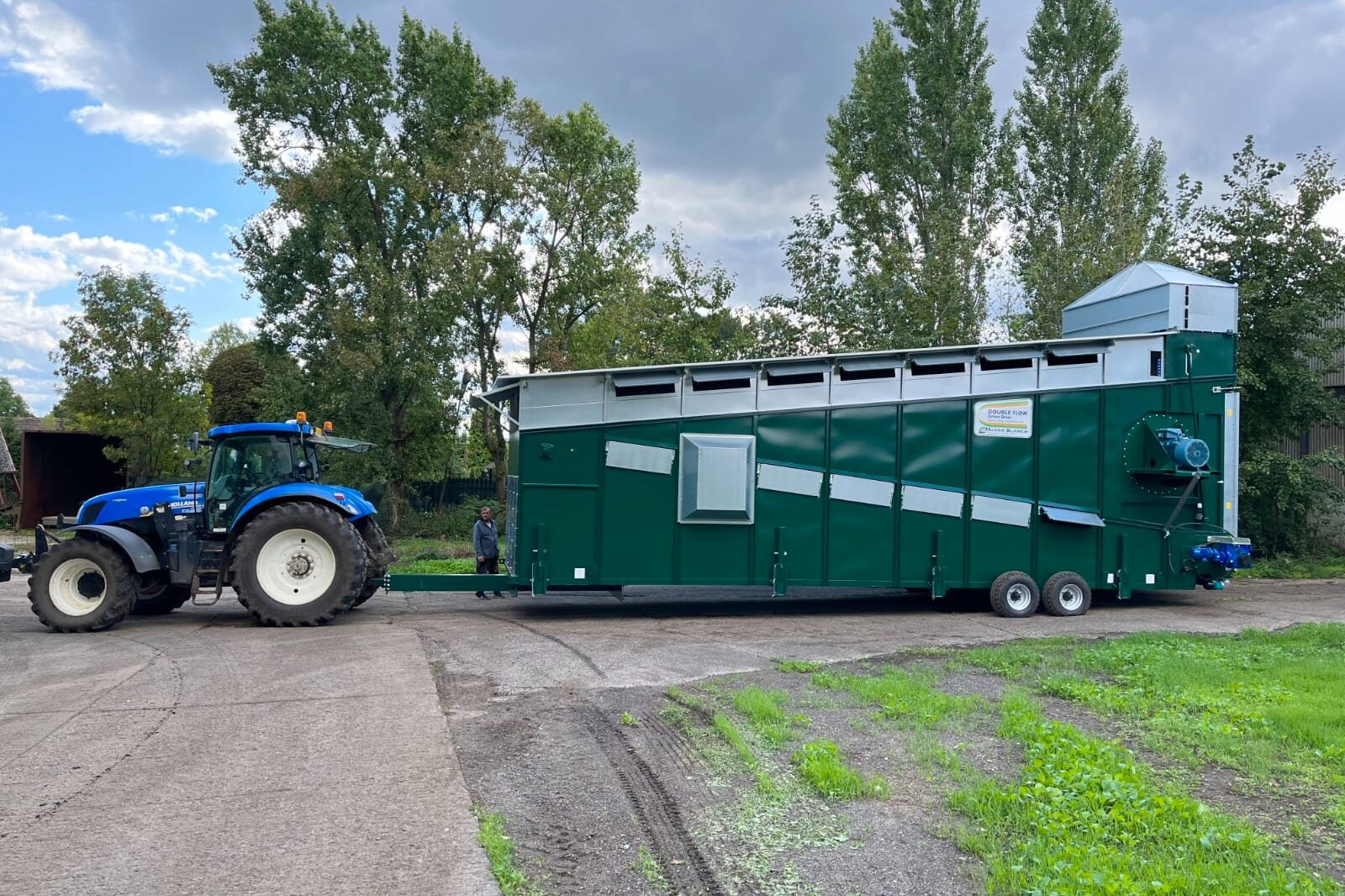 Mobile Alvan Blanch DF25000 grain dryer