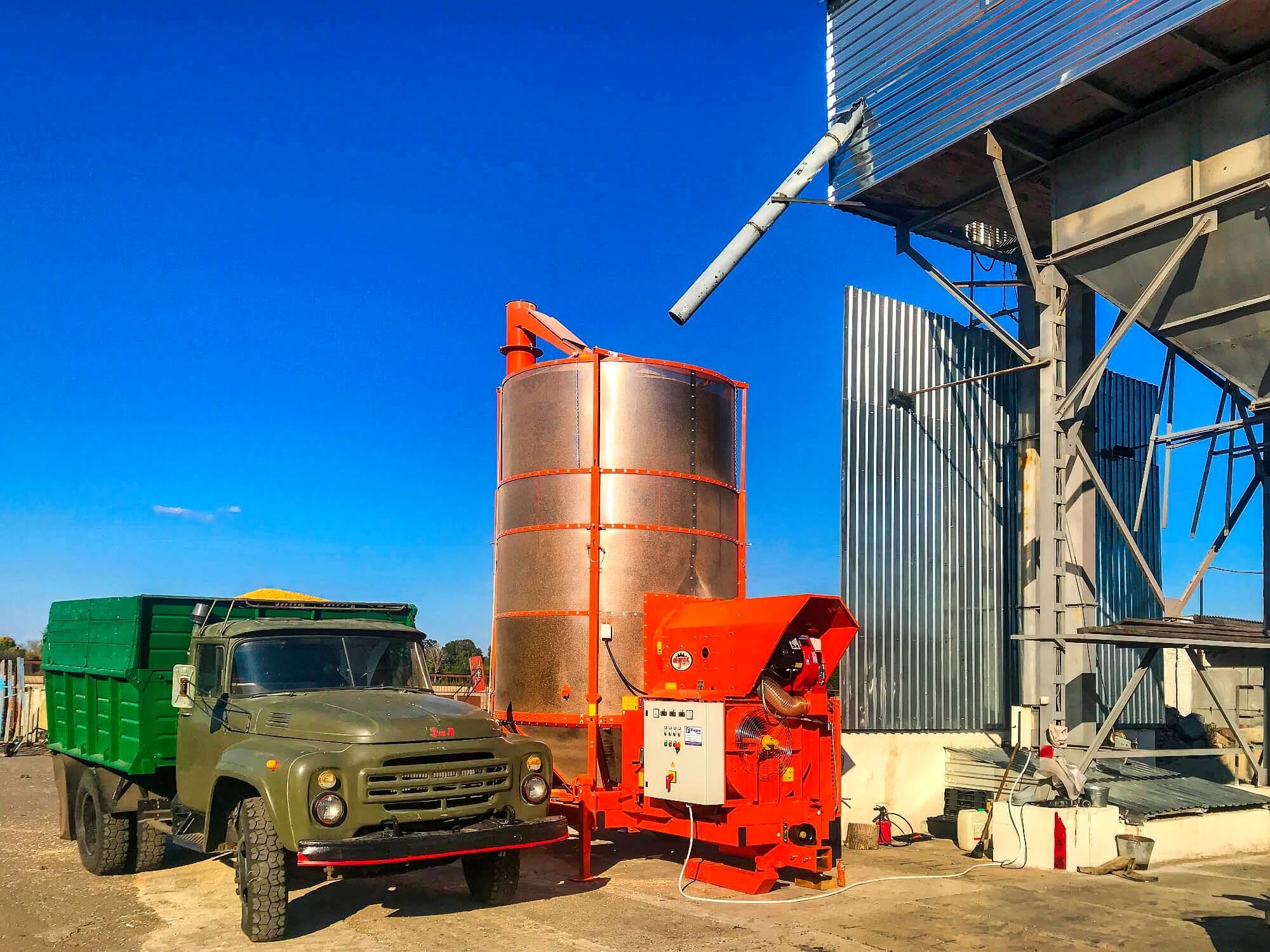 Agrex grain dryer for millet