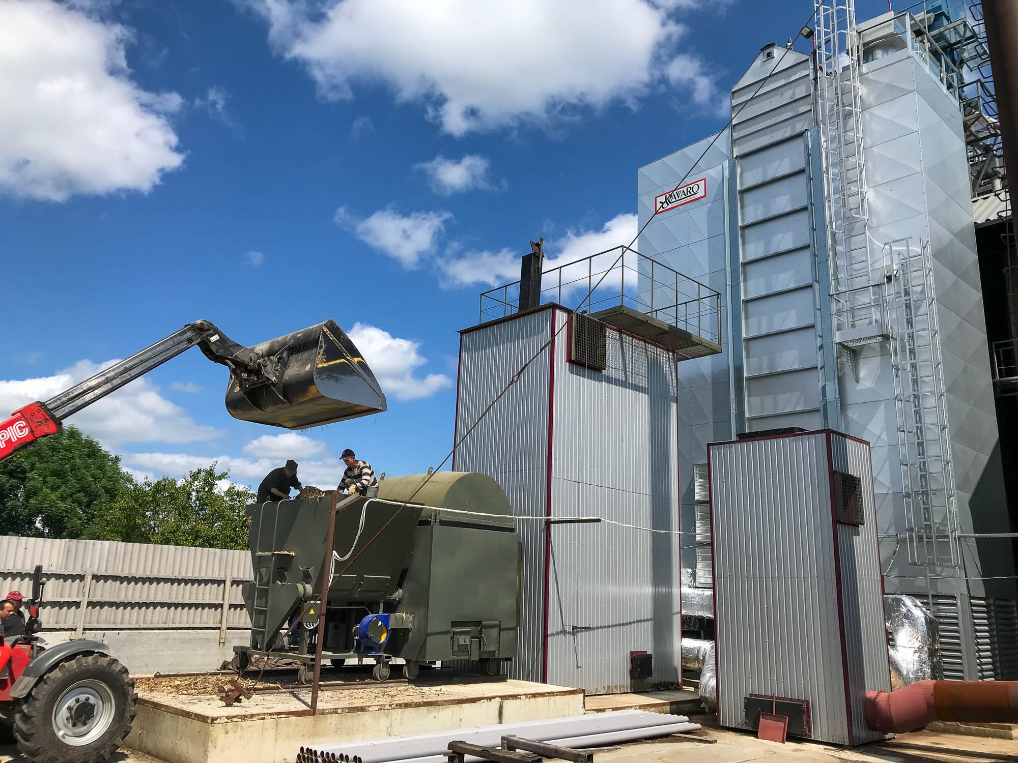 Ravaro continuous-flow grain dryer for rye