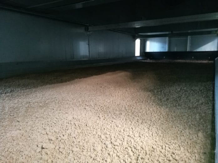 Drying digestate