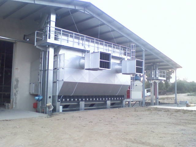 Ravaro batch grain dryer low height
