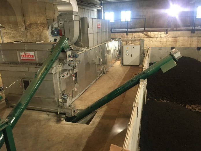 Horizontal dryer for industrial and agricultural products