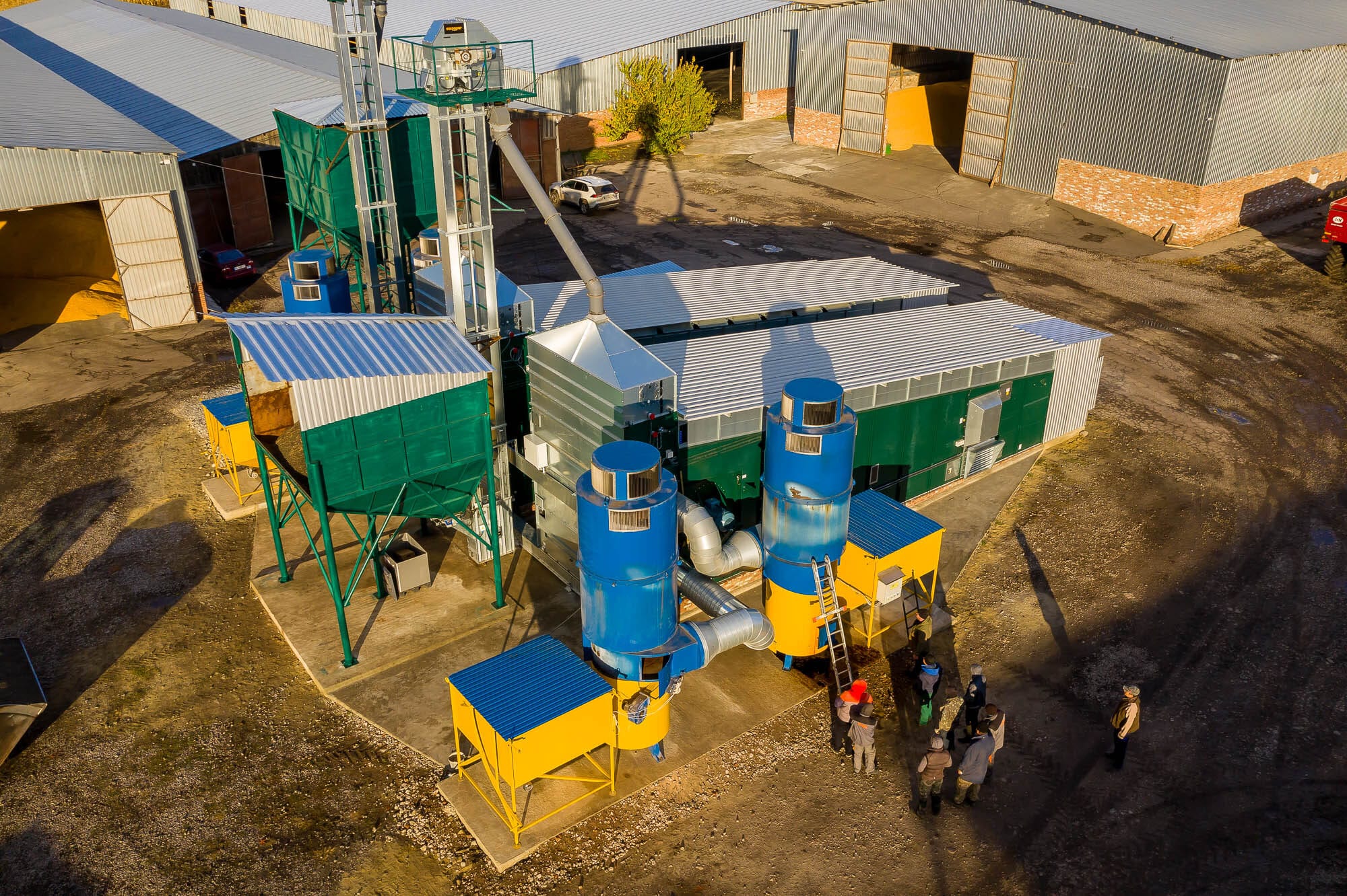 Alvan Blanch DF continuous-flow grain dryer for rye