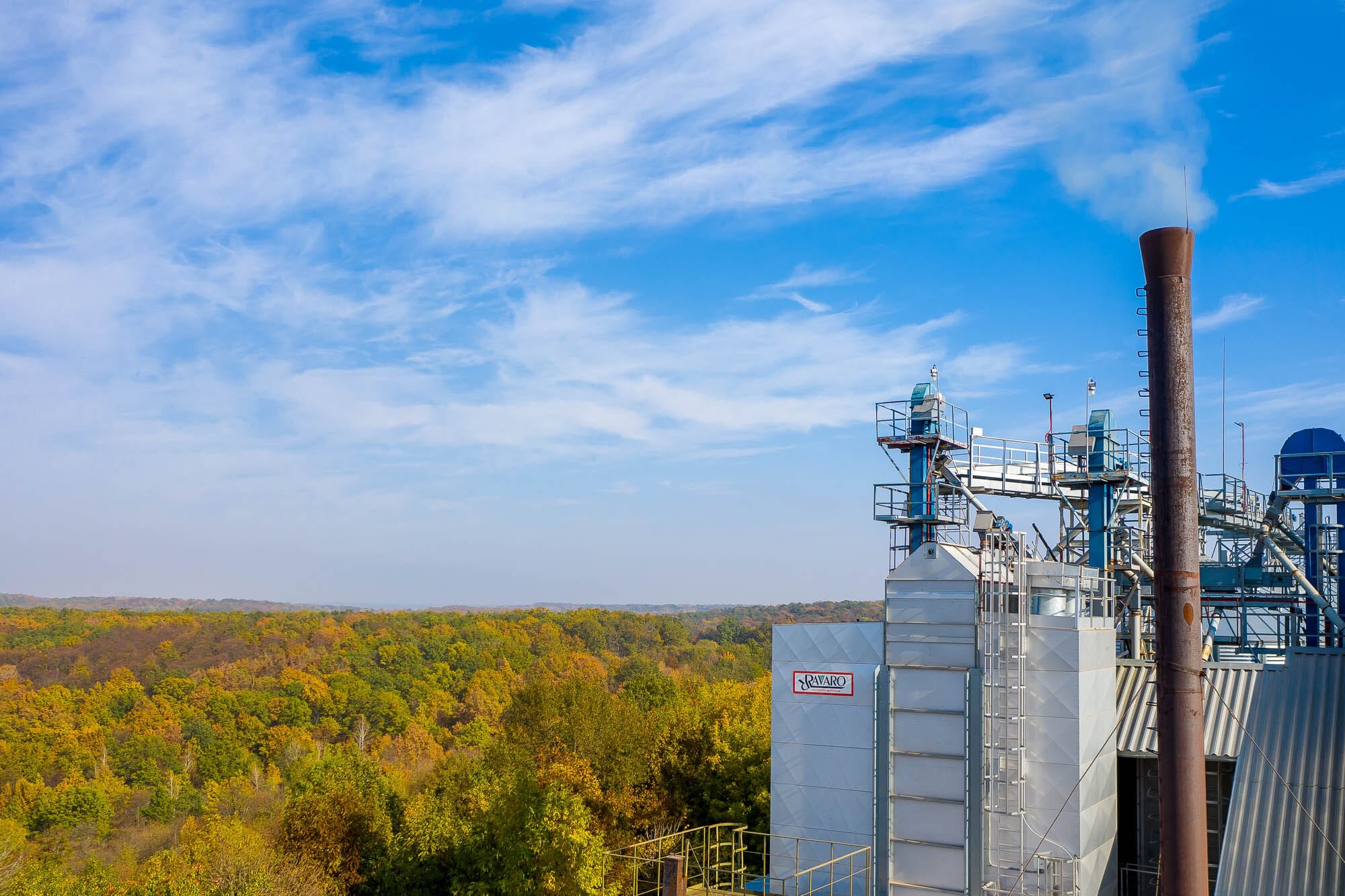 Ravaro RC continuous-flow grain dryer for millet drying