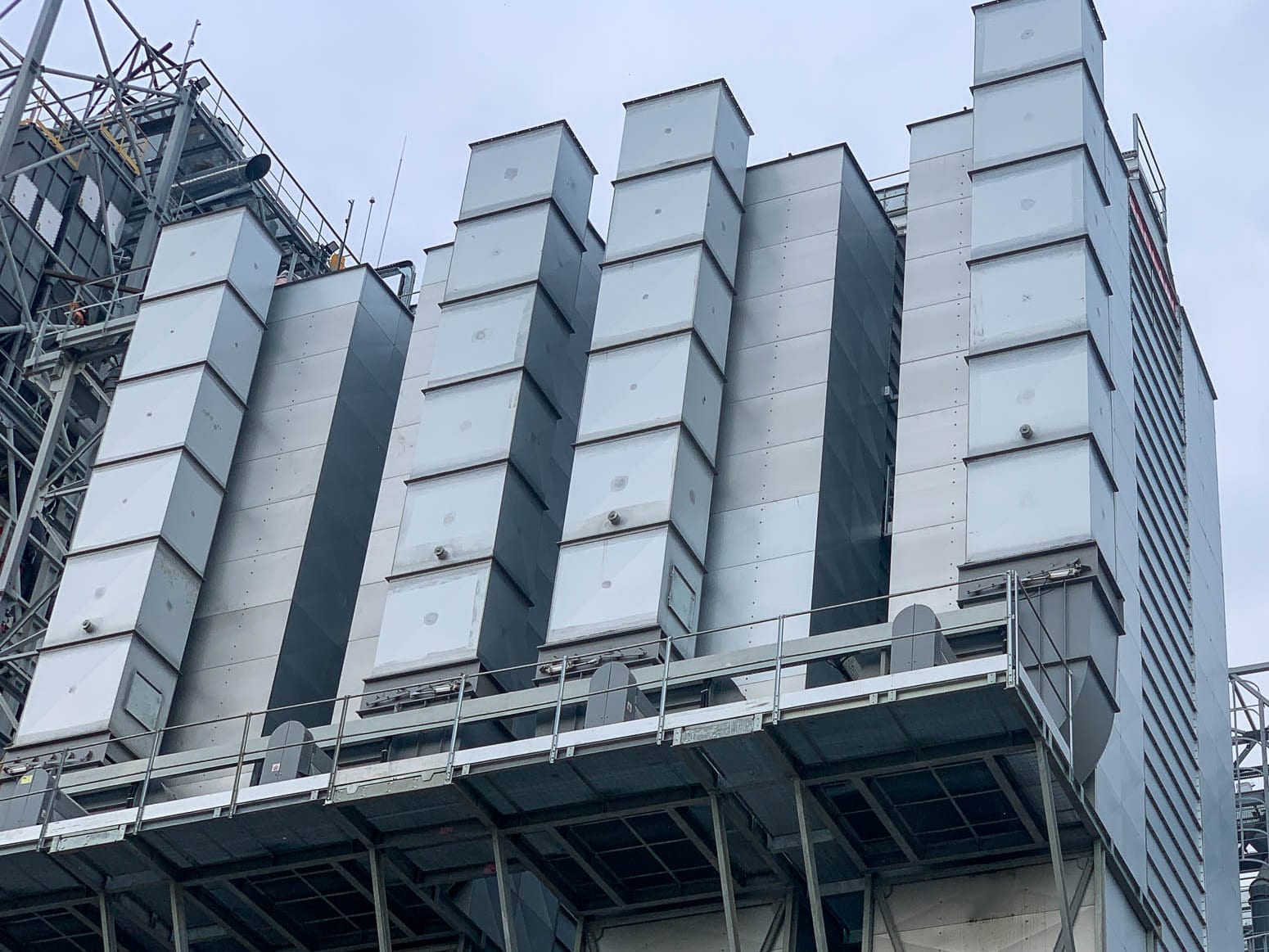 Dust suppression system, Grain dryer Scolari